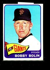 Bobby Bolin #341 Baseball Cards 1965 Topps Prices