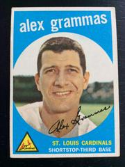 Alex Grammas Baseball Cards 1959 Topps Prices