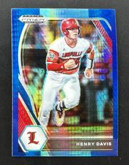 Henry Davis [Blue Prizm] #1 Baseball Cards 2021 Panini Prizm Draft Picks Prices