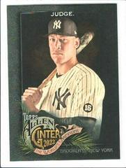 Aaron Judge [X Black] #11 Baseball Cards 2022 Topps Allen & Ginter Prices
