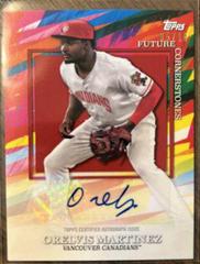 Orelvis Martinez [Red] #FC-OM Baseball Cards 2022 Topps Pro Debut Future Cornerstones Autographs Prices