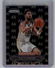 Klay Thompson #M9 Basketball Cards 2022 Panini Prizm Monopoly Money Black Prices