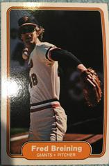 Fred Breining #385 Baseball Cards 1982 Fleer Prices
