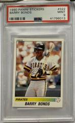 Barry Bonds #322 Baseball Cards 1990 Panini Stickers Prices