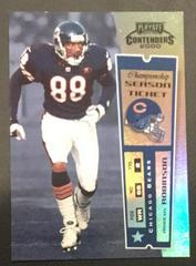 Marcus Robinson [Championship Ticket] #18 Football Cards 2000 Playoff Contenders Prices
