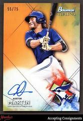 Austin Martin [Orange Refractor] Baseball Cards 2021 Bowman Sterling Prospect Autographs Prices