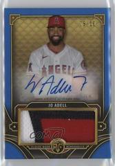 Jo Adell [Sapphire] Baseball Cards 2022 Topps Triple Threads Single Jumbo Relics Autographs Prices