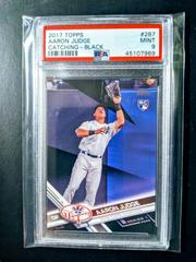 Aaron Judge [Catching Black] #287 Baseball Cards 2017 Topps Prices