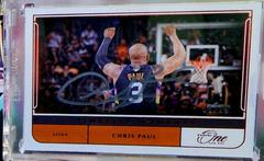 Chris Paul [Red] #TM-CPL Basketball Cards 2021 Panini One and One Timeless Moments Autographs Prices