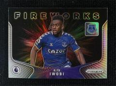 Alex Iwobi #15 Soccer Cards 2021 Panini Prizm Premier League Fireworks Prices