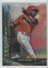 Taylor Trammell #BSU-TT Baseball Cards 2017 Bowman Chrome Scouts' Updates Prices