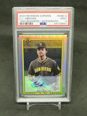C.J. Abrams [Autograph] Baseball Cards 2020 Bowman Chrome 1990 Prices