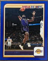 LeBron James [Blue] Basketball Cards 2023 Panini Hoops Prices