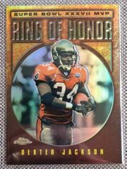 Dexter Jackson [Refractor] Football Cards 2002 Topps Chrome Ring of Honor Prices