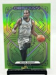 Kevin Durant [Green Flood] #1 Basketball Cards 2020 Panini Obsidian Prices