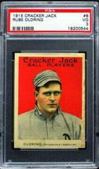 Rube Oldring #8 Baseball Cards 1915 Cracker Jack Prices