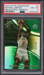 Michael Jordan [Emerald] Basketball Cards 2003 Upper Deck Triple Dimensions Reflections Prices