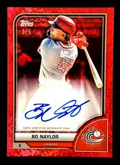 Bo Naylor [Red Hot] #AV-BN Baseball Cards 2023 Topps World Classic Autographs Prices