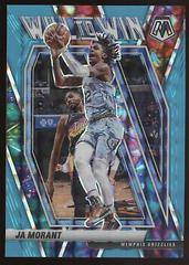 Ja Morant [Blue Fluorescent] #18 Basketball Cards 2020 Panini Mosaic Will to Win Prices