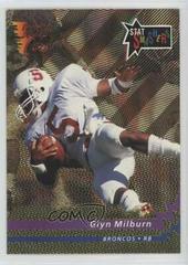 Glyn Milburn [Gold] #WSS-58 Football Cards 1993 Wild Card Stat Smashers Prices