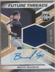 Brock Selvidge #FTS-BS Baseball Cards 2022 Panini Elite Extra Edition Future Threads Signatures Prices