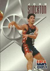 John Stockton #12 Basketball Cards 1996 Skybox Texaco USA Prices