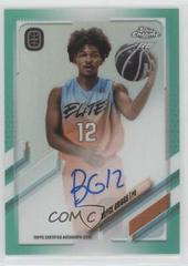 Bryce Griggs [Aqua Refractor] #CA-BG1 Basketball Cards 2021 Topps Chrome OTE Overtime Elite Autographs Prices