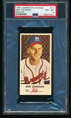 Ben Johnson Baseball Cards 1954 Johnston Cookies Braves Prices