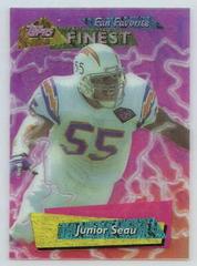 Junior Seau Football Cards 1995 Topps Finest Fan Favorites Prices