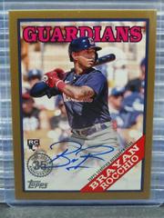 Brayan Rocchio [Gold] #88BA-BR Baseball Cards 2023 Topps Update 1988 Autographs Prices