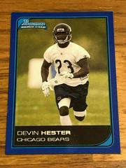 Devin Hester [Blue] Football Cards 2006 Bowman Prices