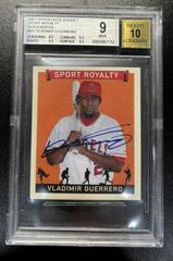 Vladimir Guerrero [Autograph] #SR-VG Baseball Cards 2007 Upper Deck Goudey Sport Royalty Prices