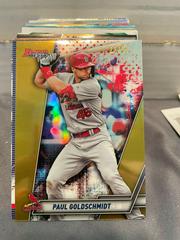 Paul Goldschmidt [Gold Refractor] #19 Baseball Cards 2019 Bowman's Best Prices