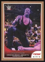 Undertaker [Bronze] Wrestling Cards 2016 Topps WWE Road to Wrestlemania Prices
