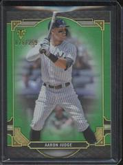 Aaron Judge [Emerald] #46 Baseball Cards 2022 Topps Triple Threads Prices