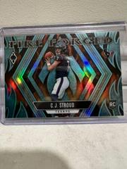 C. J. Stroud [Teal] #FF-6 Football Cards 2023 Panini Phoenix Fire Forged Prices