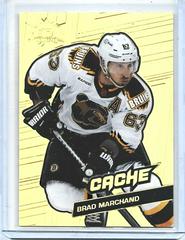 Brad Marchand [Gold] Hockey Cards 2022 Skybox Metal Universe Cache Prices