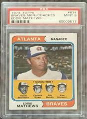 Braves Mgr. , [Coaches] #634 Baseball Cards 1974 Topps Prices