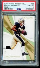 Adrian Peterson [Gold] #68 Football Cards 2017 Panini Immaculate Collection Prices
