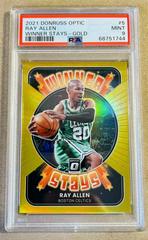 Ray Allen [Gold] Basketball Cards 2021 Panini Donruss Optic Winner Stays Prices
