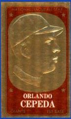 Orlando Cepeda #45 Baseball Cards 1965 Topps Embossed Prices