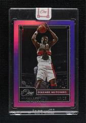 Dikembe Mutombo [Purple] Basketball Cards 2020 Panini One and One Prices