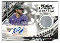 Kris Bryant Baseball Cards 2023 Topps Update Major League Material Autographs Prices