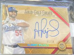 Albert Pujols [Red] #GGA-AP Baseball Cards 2022 Topps Tribute Solid Gold Greats Autographs Prices