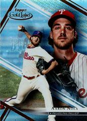 Aaron Nola [Class 3] #96 Baseball Cards 2021 Topps Gold Label Prices