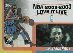Tracy McGrady Basketball Cards 2003 Topps Love It Live Prices