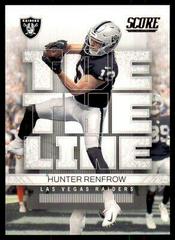 Hunter Renfrow #TL-HR Football Cards 2022 Panini Score Toe the Line Prices