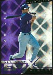 Paul Molitor [Moment Purple] #E23 Baseball Cards 1998 Pinnacle Epix Prices