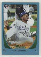 Salvador Perez [Blue] #12 Baseball Cards 2011 Bowman Draft Prices