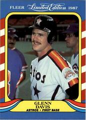 Glenn Davis #11 Baseball Cards 1987 Fleer Limited Edition Prices